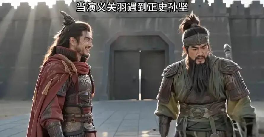 孙坚问关羽：我就纳闷了，你凭啥就成“武圣”了？关羽捋捋胡须：温酒斩华雄你听说过没？孙坚大怒：我太听说