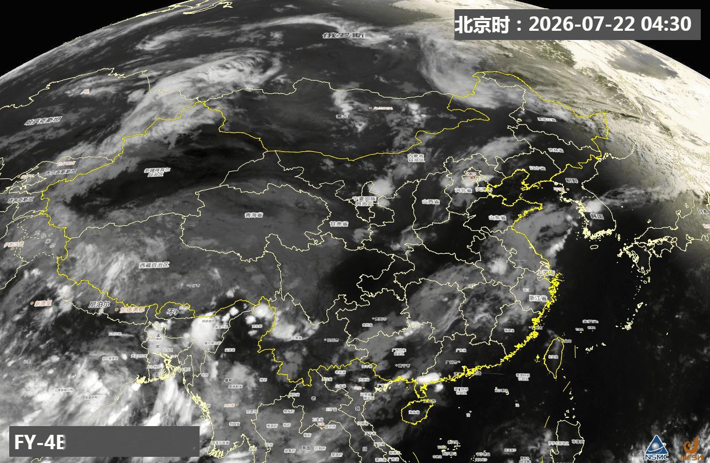 【强降雨】昨天到今晨，中东部的降水主要有三片，北方两个高空槽分别导致内蒙古东部、