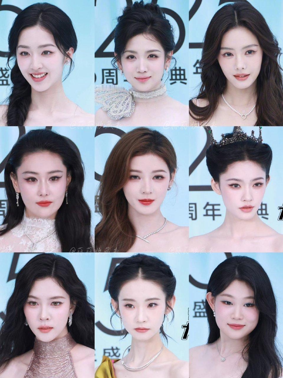 今日ELLE风尚大典红毯生图女明星生图都好绝！至少这次没有丑裙子，每个明星都穿的