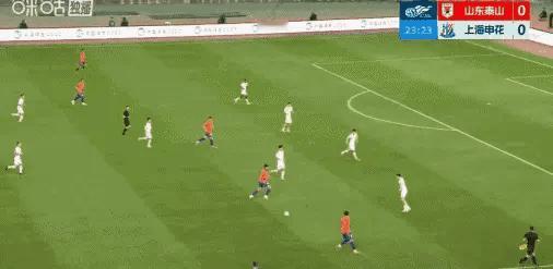2分钟2球！2-0！山东泰山难道要赢上海申花?中超联赛第10轮，山东泰山主场迎