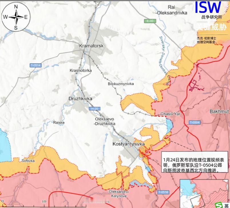 决战双子城之外围争夺：俄军沿交通线推进1月24日至25日，俄军在利曼区域的进