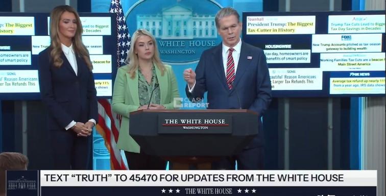 美国财政部长贝森特今天再白宫记者会上说：“两家中国银行已经收到了美国财政部的正式