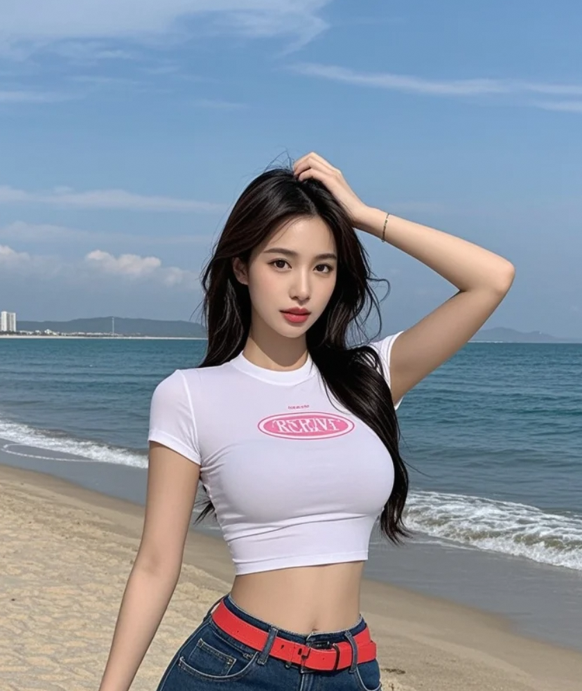 美人配大海，你配不配来看一眼？