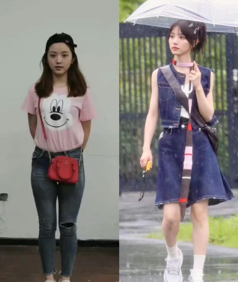 田曦薇出道前后变化