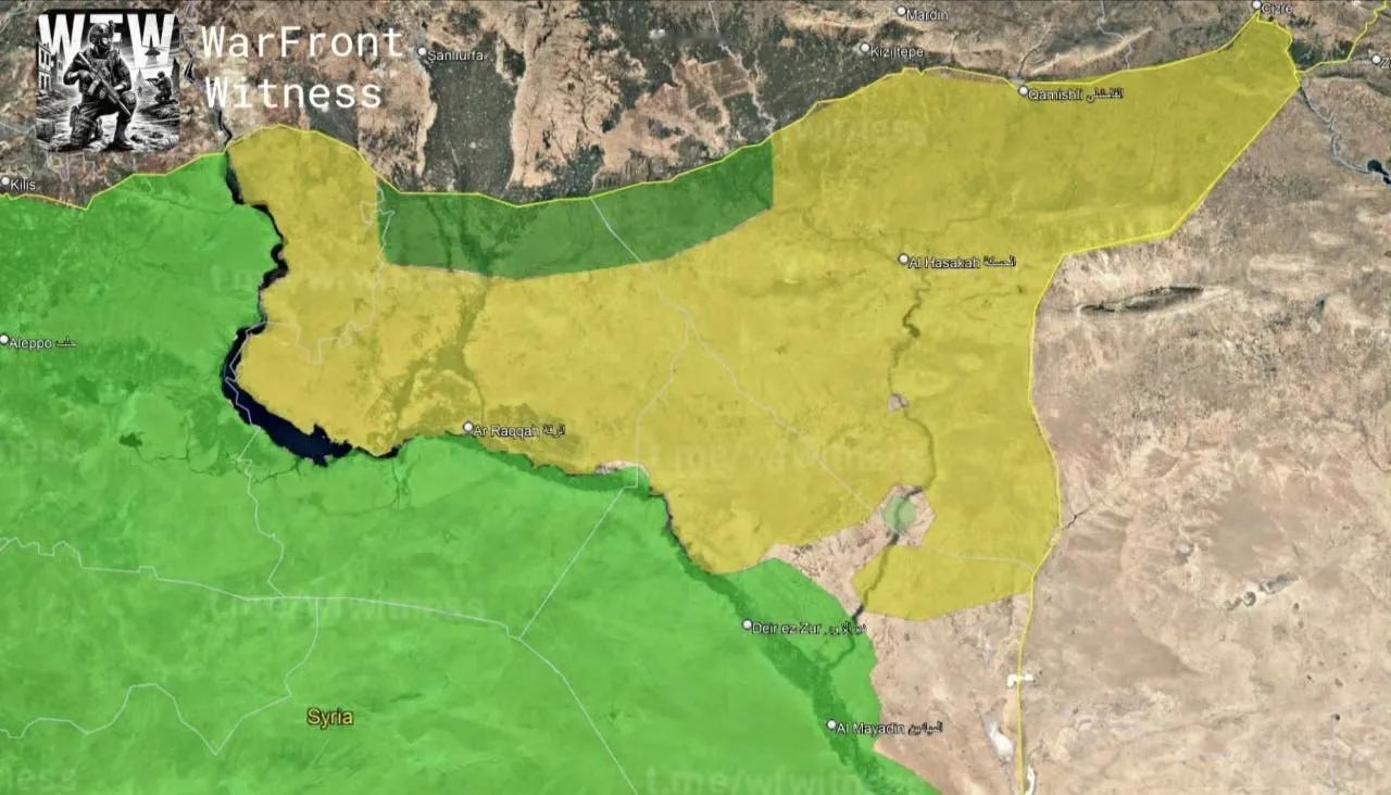 叙利亚新一波内战，沙拉过渡政府军队，也就是之前的HTS势如破竹，将库尔德武装打得