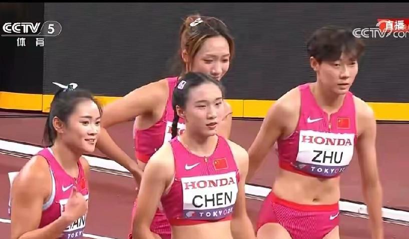 越关注，越失望，中国女子4×100米又一轮游。挺看好女子接力队的，她们完全有冲击