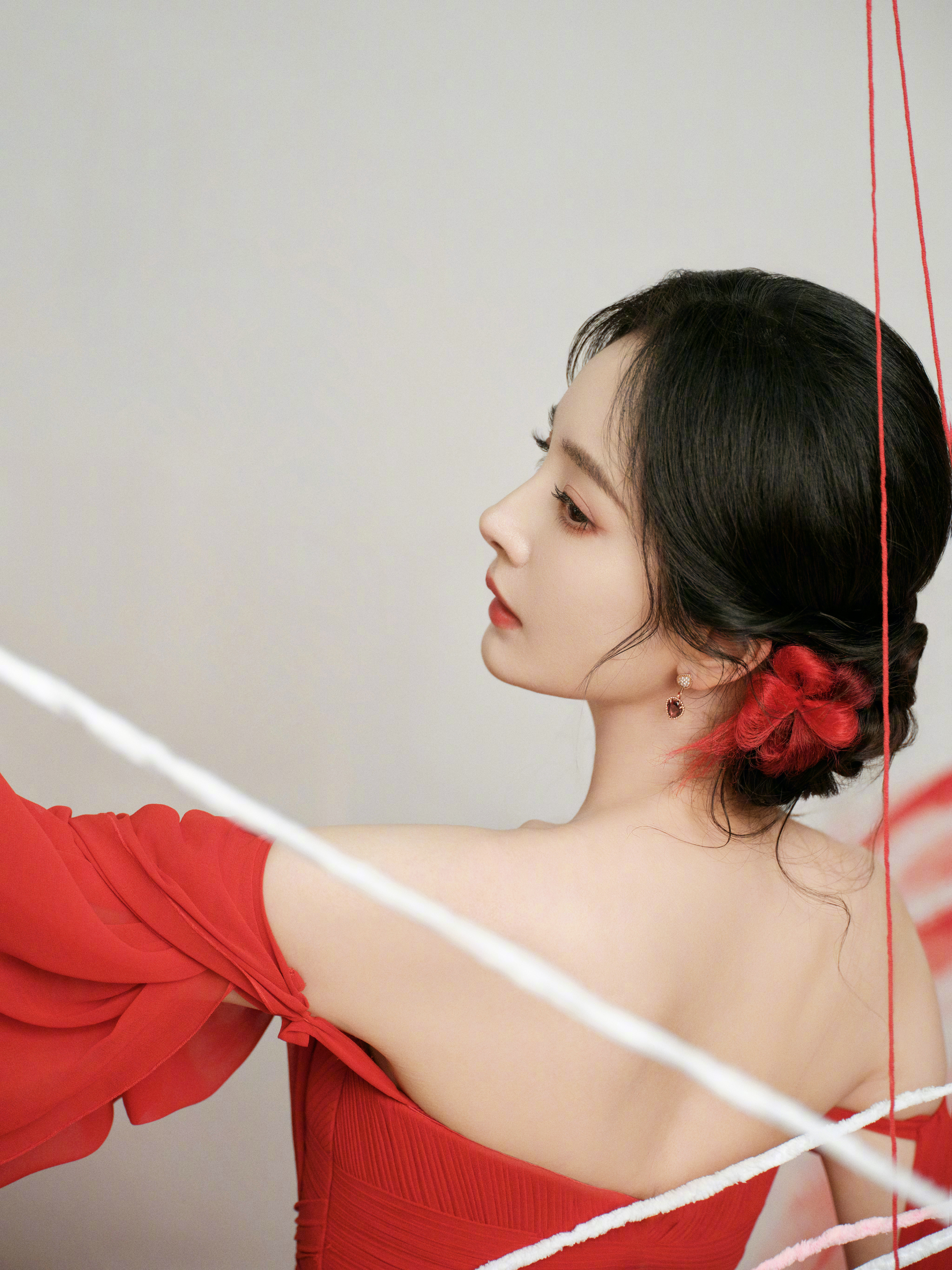 予美人兮幂也（313）红裙大幂幂完全是魅魔来着杨幂回签SW