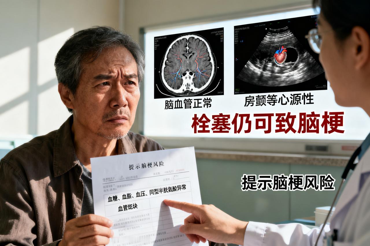 很多人一听到脑梗，第一反应就是血管堵了，觉得只要脑血管检查没问题，就可以放心了。