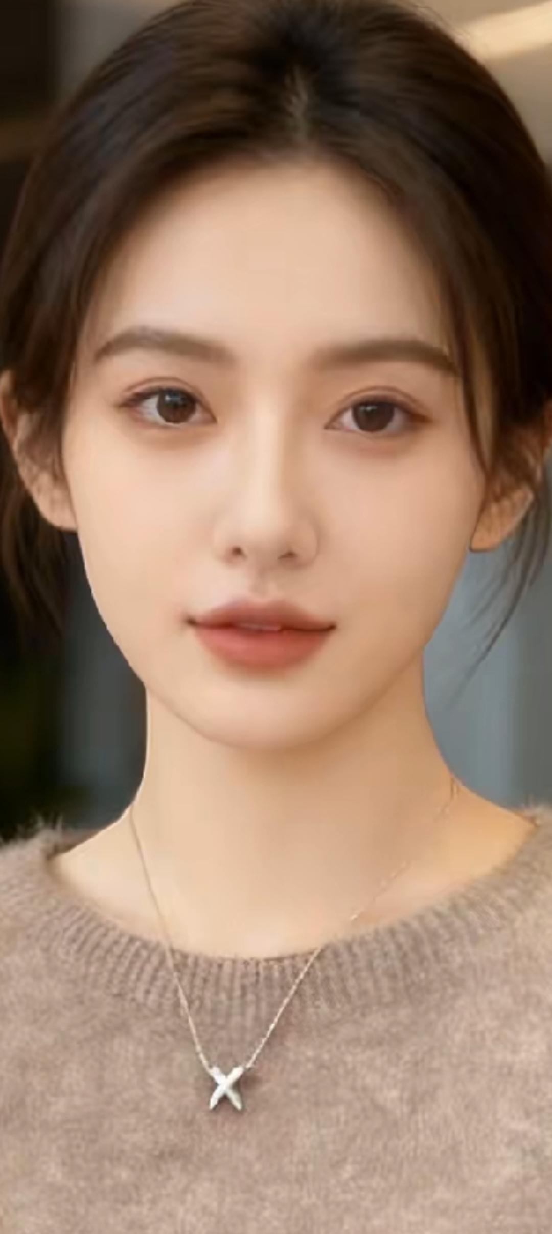 温柔甜美的邻家女孩，清新自然，简约优雅。