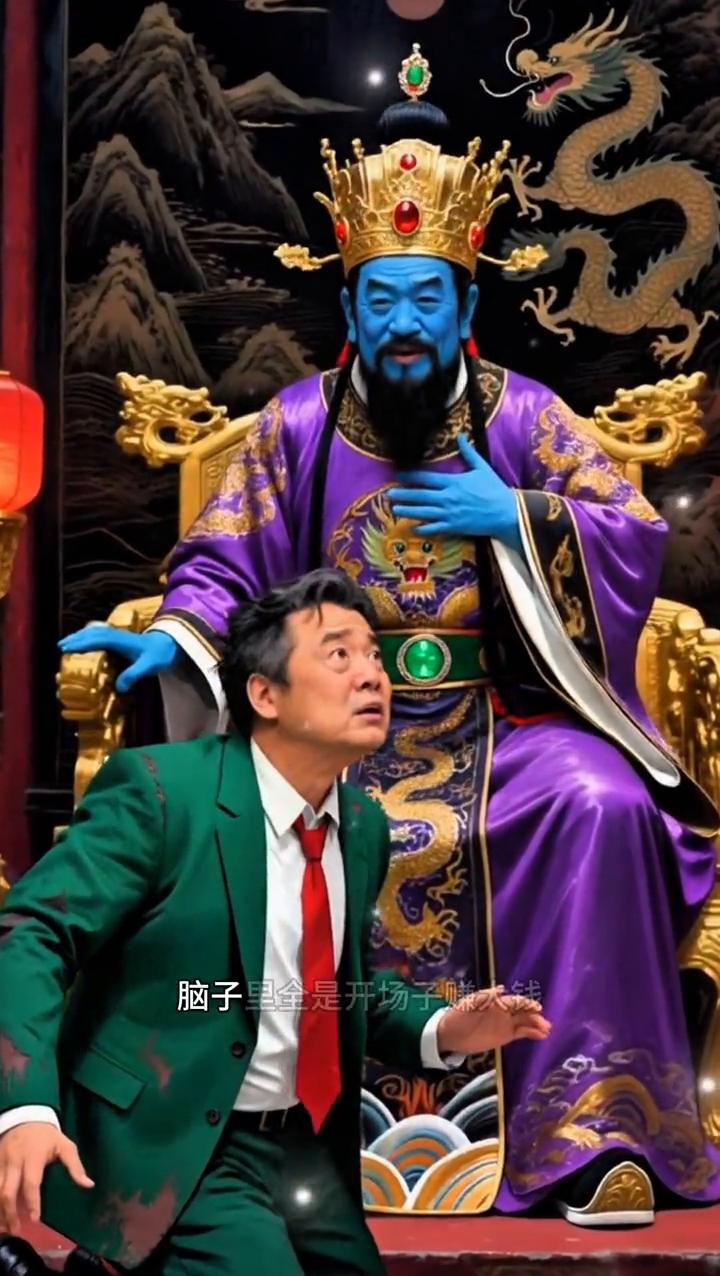 噩梦惊魂。一个男人死了到阴间，阎王爷问他还有什么话说。男人慌了，我攒的钱还没花