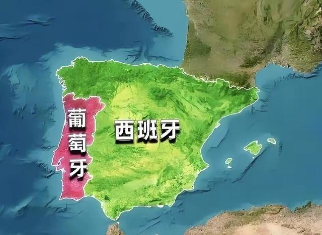 西班牙和葡萄牙这两个国家很有意思！它们都位于欧洲亚比利亚半岛上，西班牙的面积、人