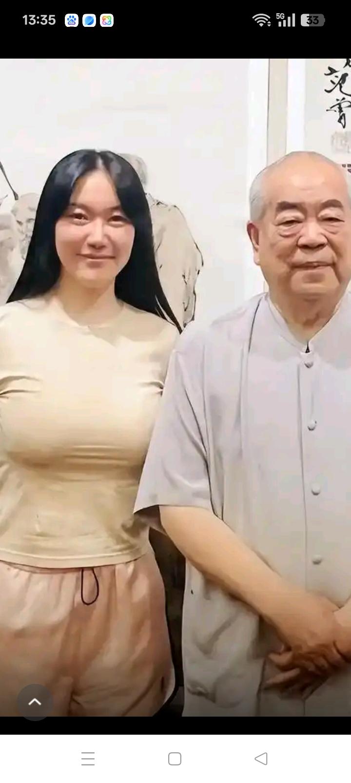 范增87岁弄璋之喜惊呆画坛，齐白石吴昌硕张大千纷纷破棺而出。三位都是仙翁，地下