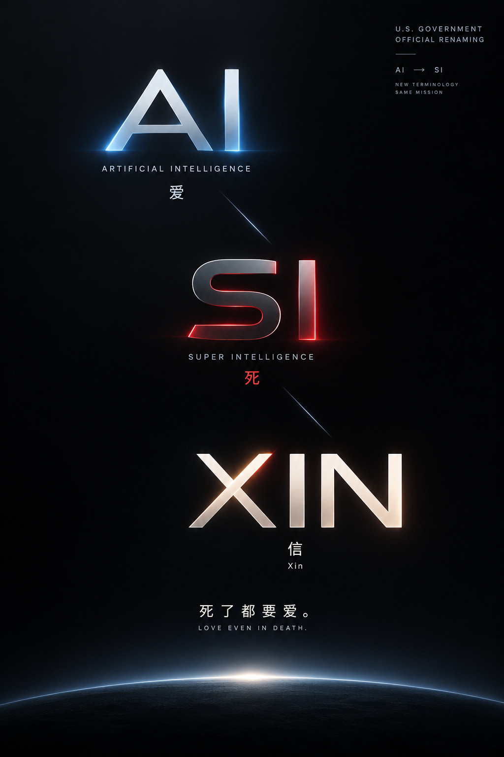 美国要把AI改成SI。从人工智能（ArtificialIntellige