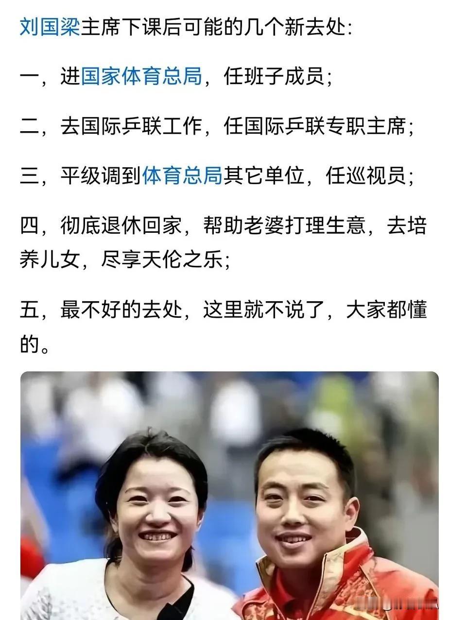 刘国梁的“下一站”哪会是“退休”？他可是国乒的定海神针！无论是总局运筹帷幄，还是