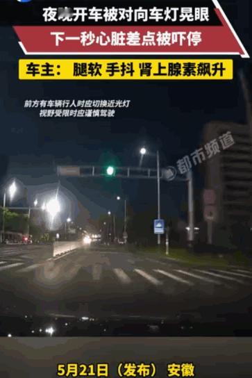建议远光狗直接判刑。据媒体5月21日报道，安徽，一位车主在夜里开车，本来只是被对