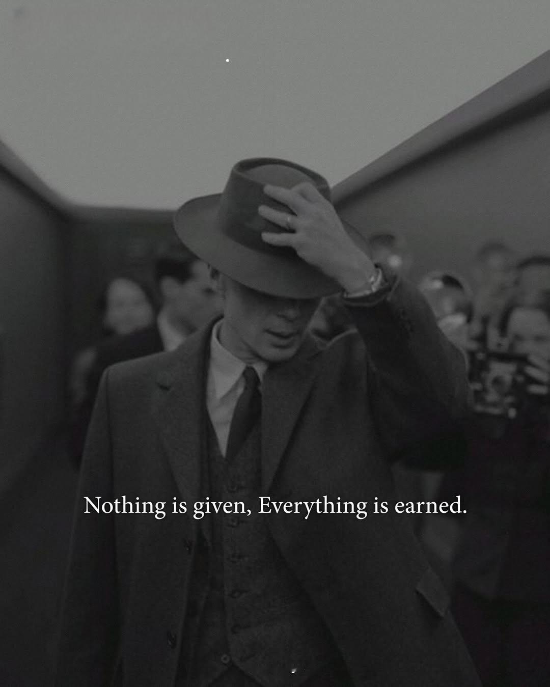 wow这句话好酷，你如何翻译：Nothingisgiven,everyt
