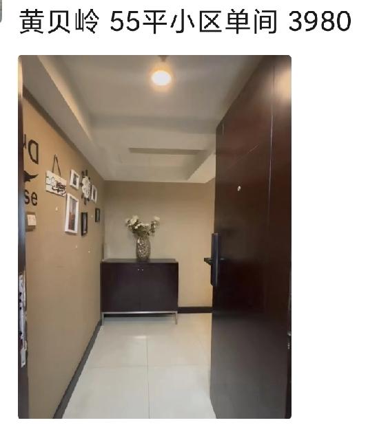 黄贝岭55平小区单间3980怪不得大家都会说深圳赚钱深圳花，一分也别想带