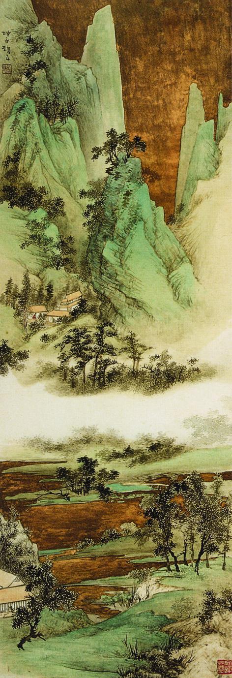 【一位懂建筑的画家，画出了最严谨的山水｜顾坤伯艺术赏析】👨‍🎨画家简介