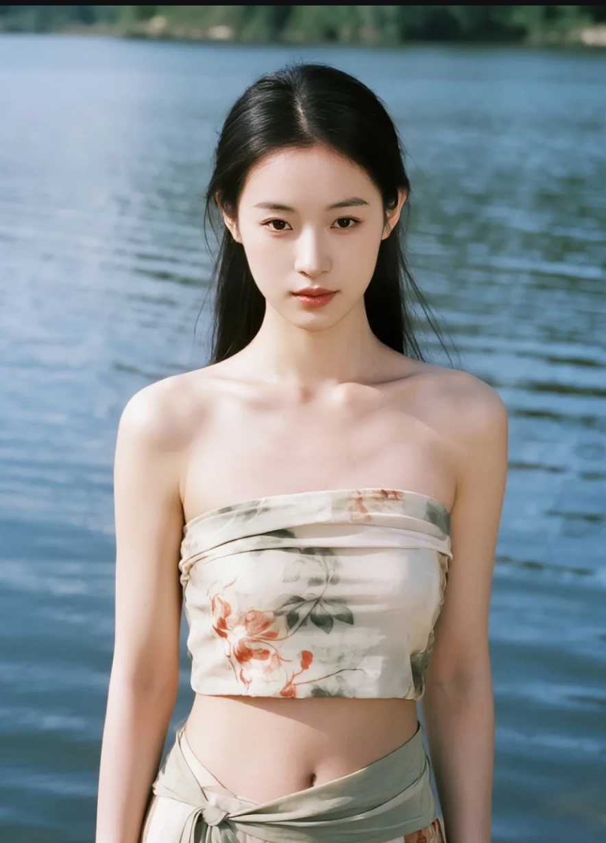 古风遇上湖边，美得让人窒息