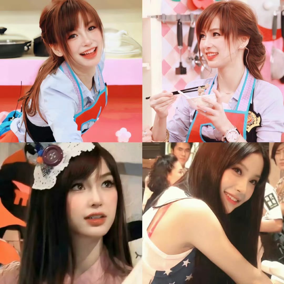 Angelababy早期就是洋娃娃早期在香港的angelababy​怎么能美成