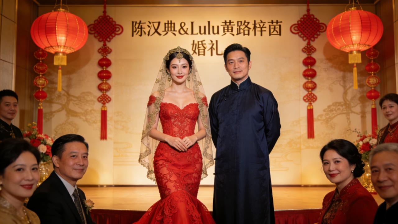 陈汉典Lulu台北大婚！12年综艺搭档熬成夫妻，马年开年第一甜刷屏全网20