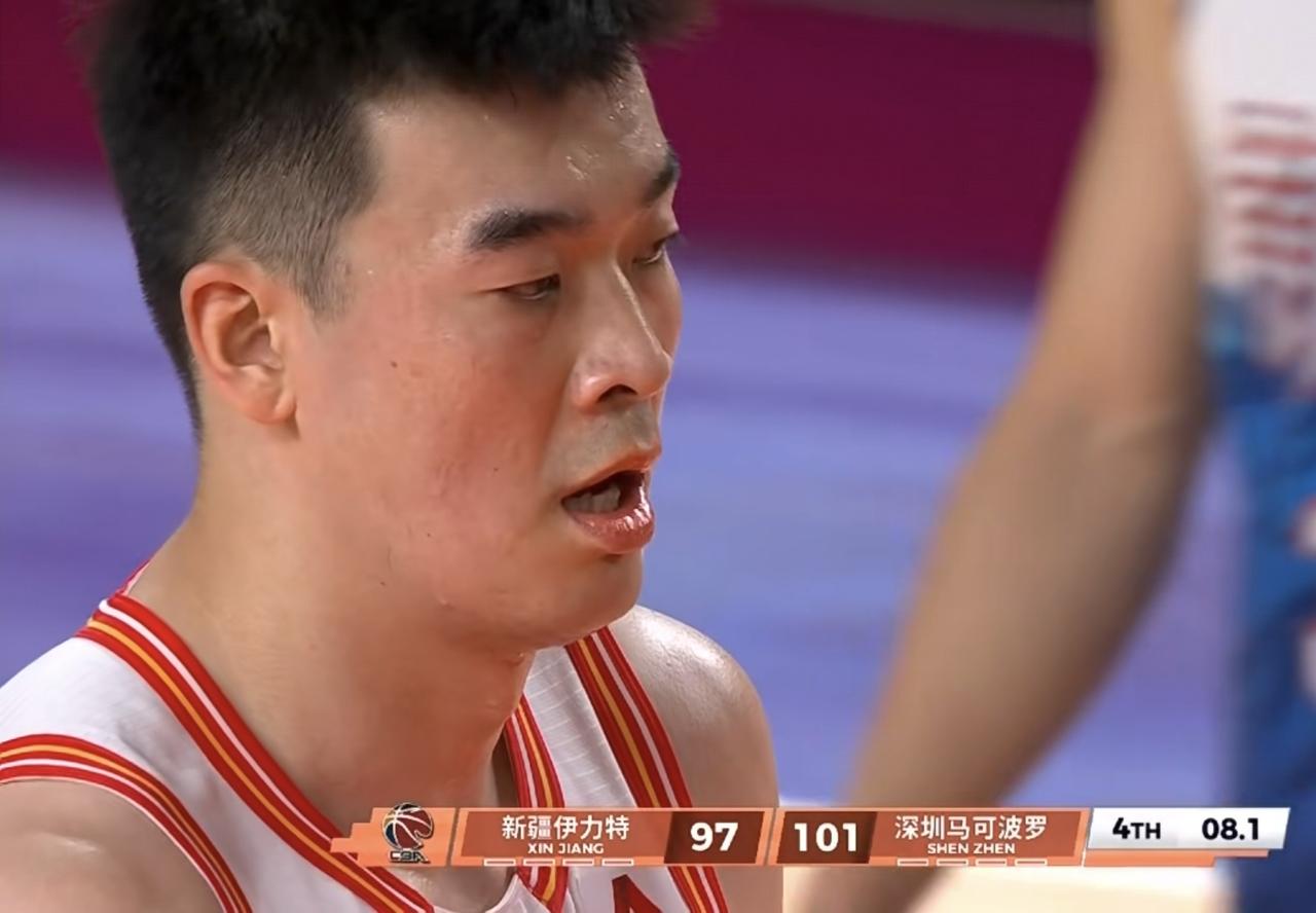 西热力江在直播中说了，要不是贺希宁在最后53秒投中的那个，24秒超时的2分球的话