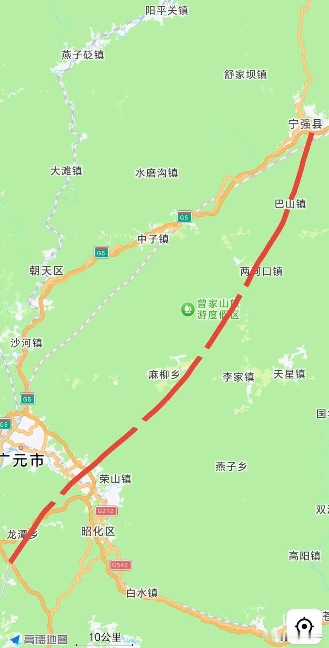 京昆复线四川段都快修的差不多的，成都至绵阳段早就开通了，而绵阳至广元段也快通车了