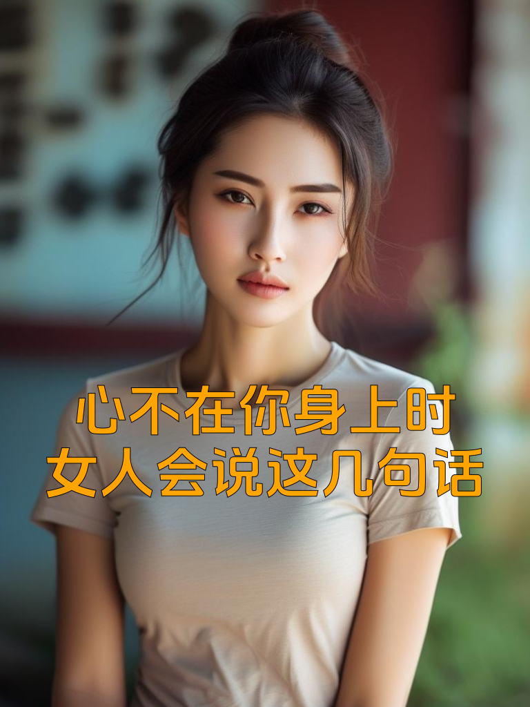 心不在你身上时，女人会说这几句话