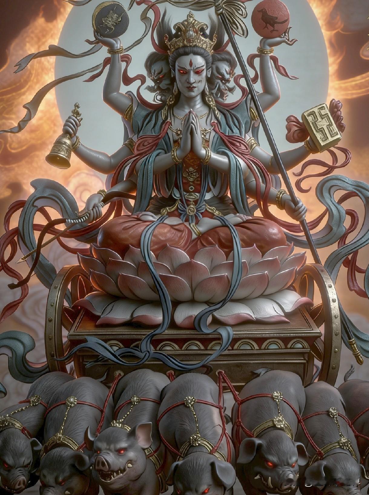 封神演义里最被低估的战神，必须是通天教主座下二弟子，截教亲传金灵圣母。咱可别被“