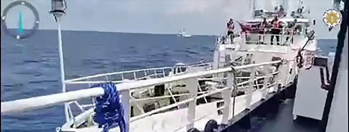 “德国之声”中文网5月22日报道晚：“中菲在南海的紧张局势持续升级，菲律宾官方称
