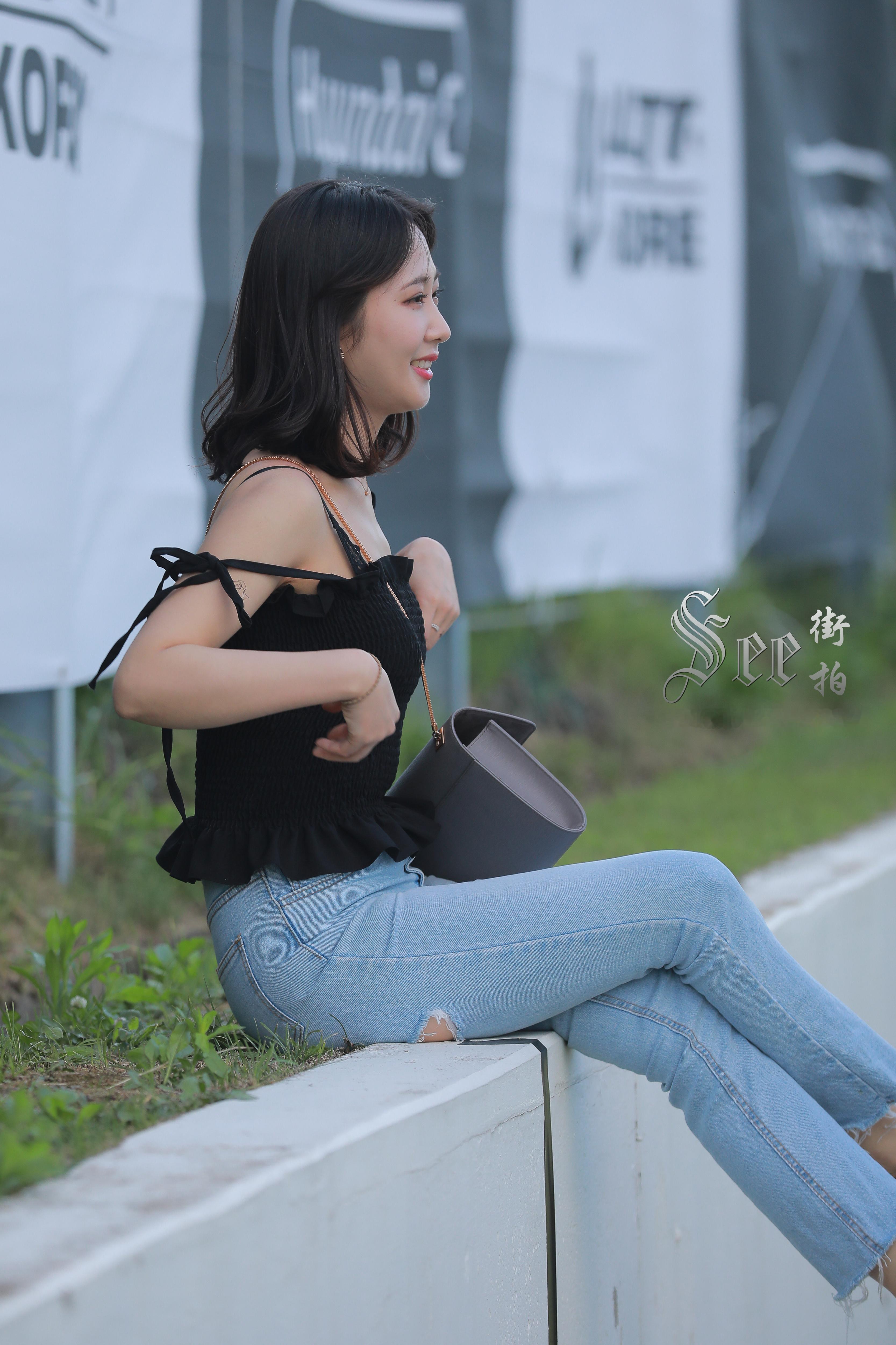 牛仔裤甜美活力美~~​​​