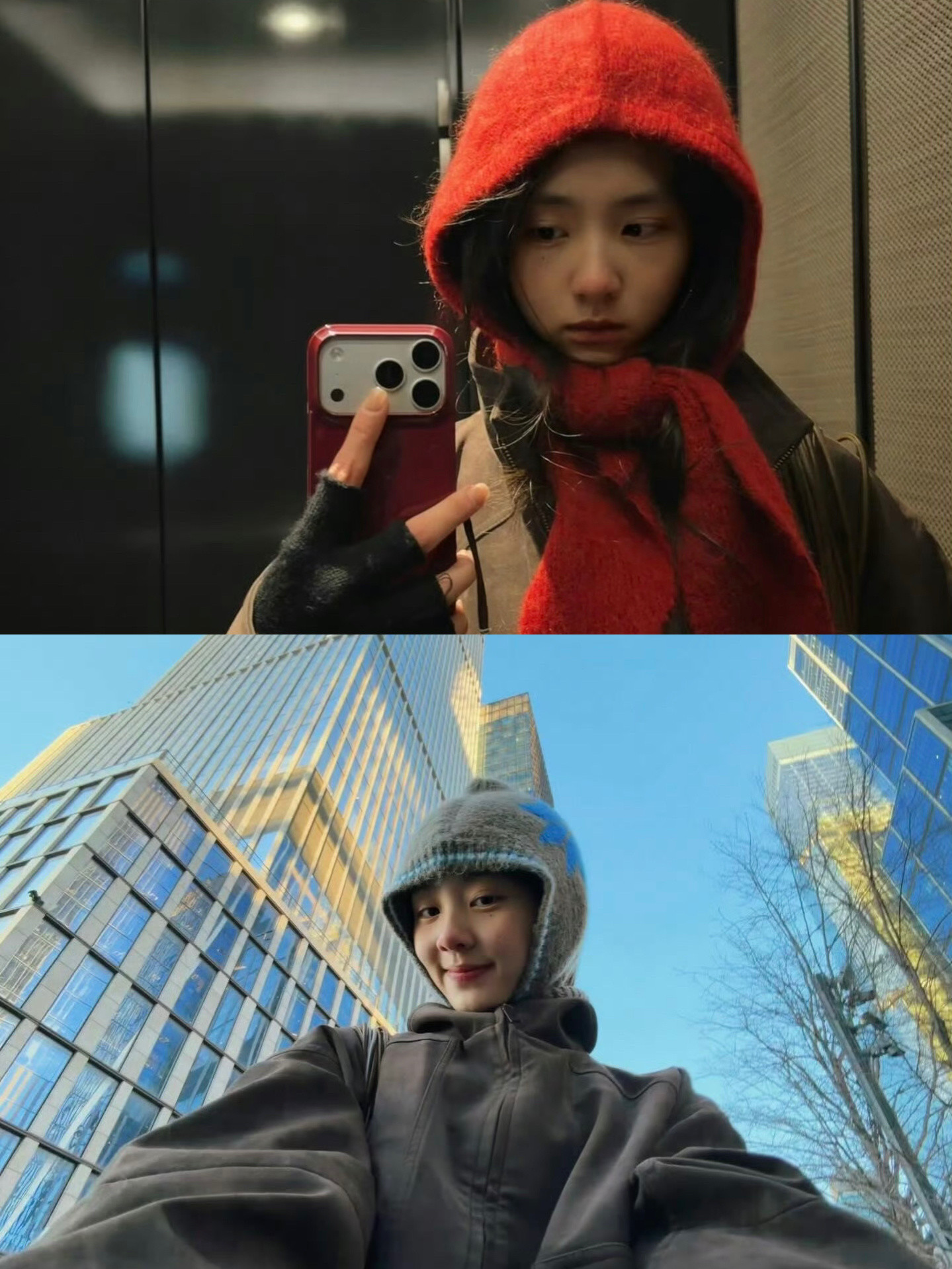 黄多多自拍黄磊女儿黄多多20岁生日前的素颜自拍，清冷文艺少女感拉满，鼻尖泛红的笑