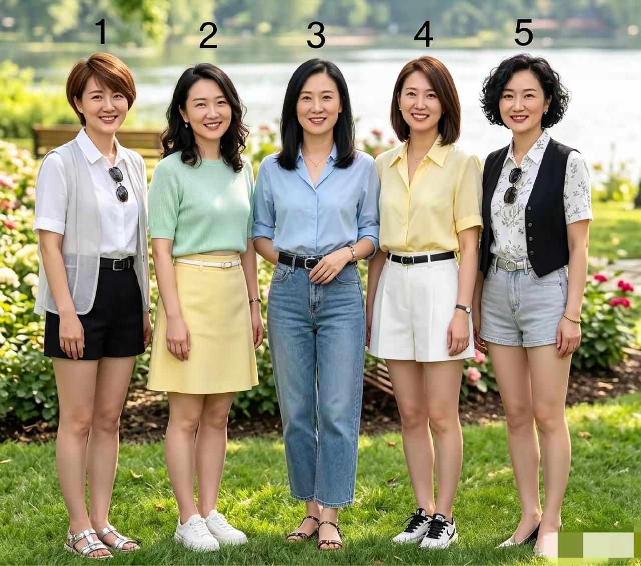 哪个年龄段的女性最迷人?如果彩礼都是18万8，1~5号美女，你会选择几号美女当女