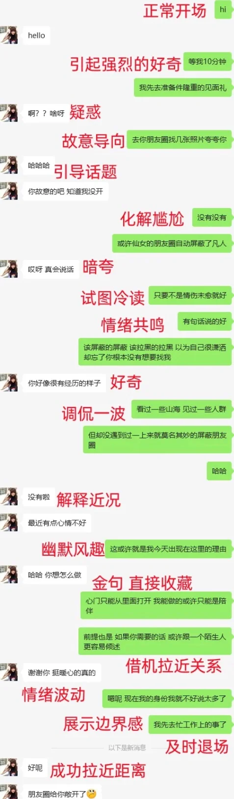 相亲刚加的女生这样聊避免尴尬