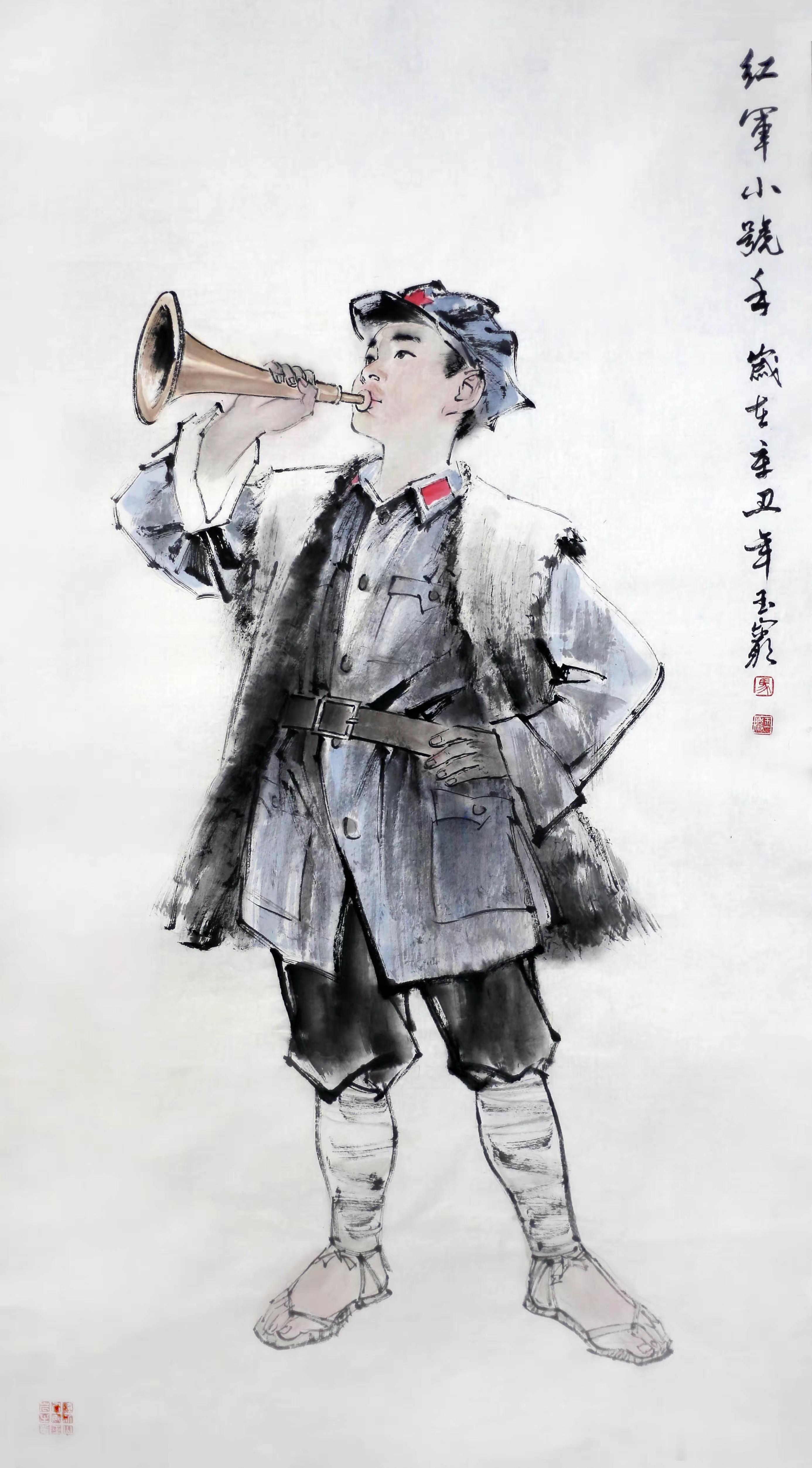 马玉岩画的小红军怎么样？有没有清华美院教授画的好？