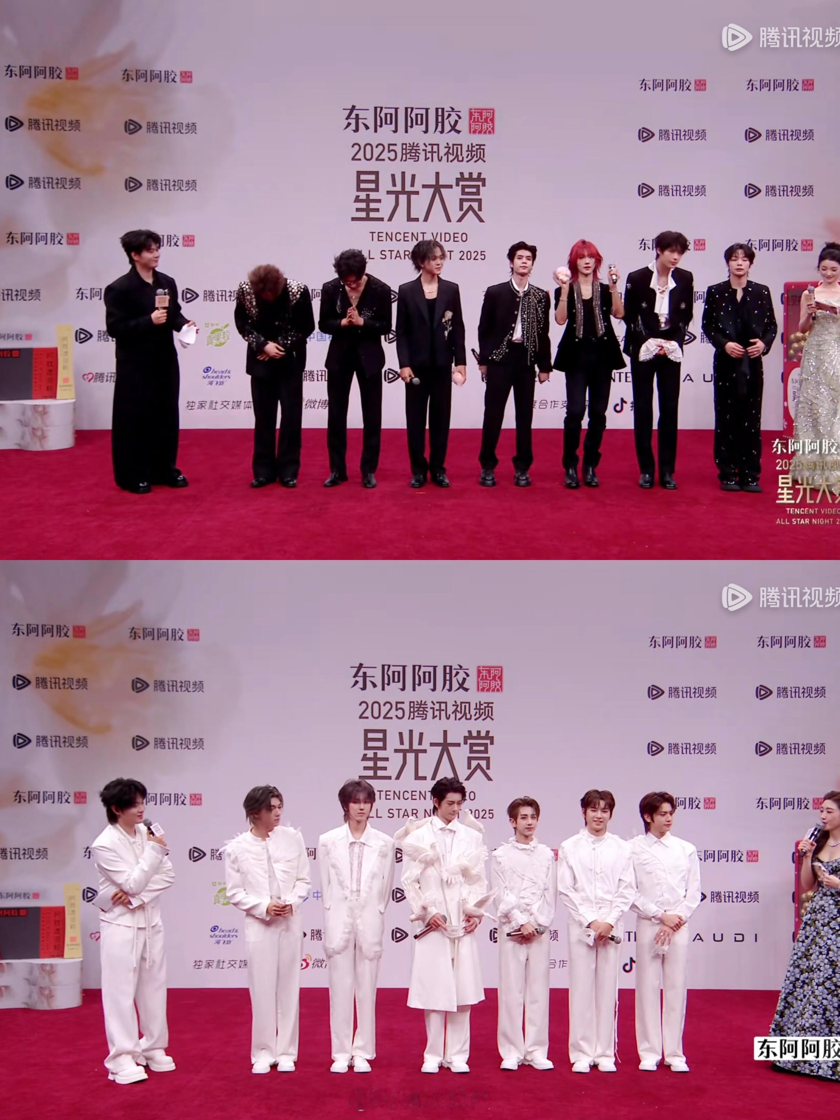 你们俩这是想干男团吗？笑死我了刚刚高越先白色那一套高超紧接着后面这一套来了