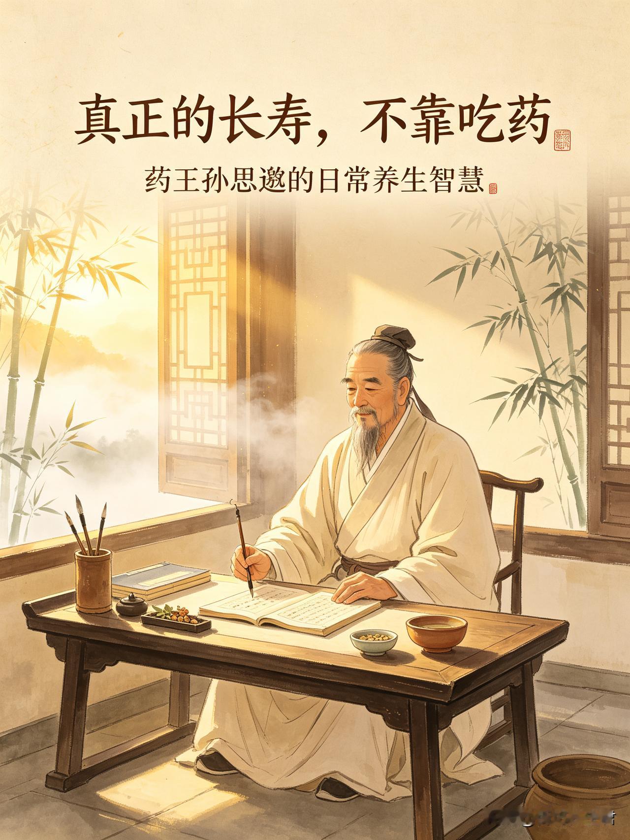 被尊为“药王”的孙思邈，留给普通人最值钱的养生道理提到养生，很多人的第一反应