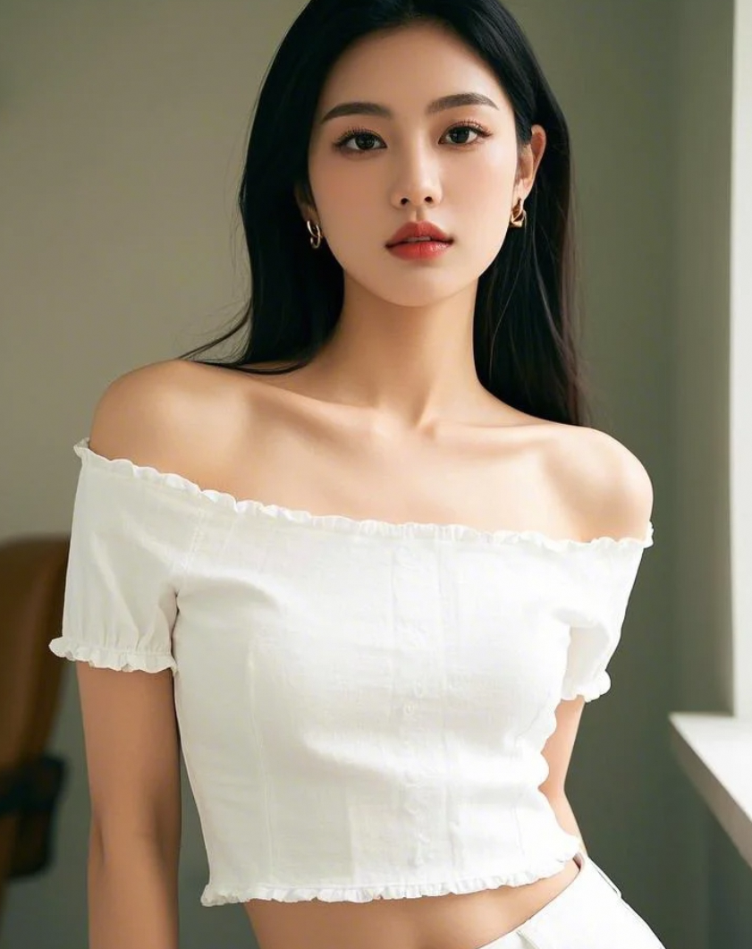 美女的笑容，比夏日的阳光还灿烂！