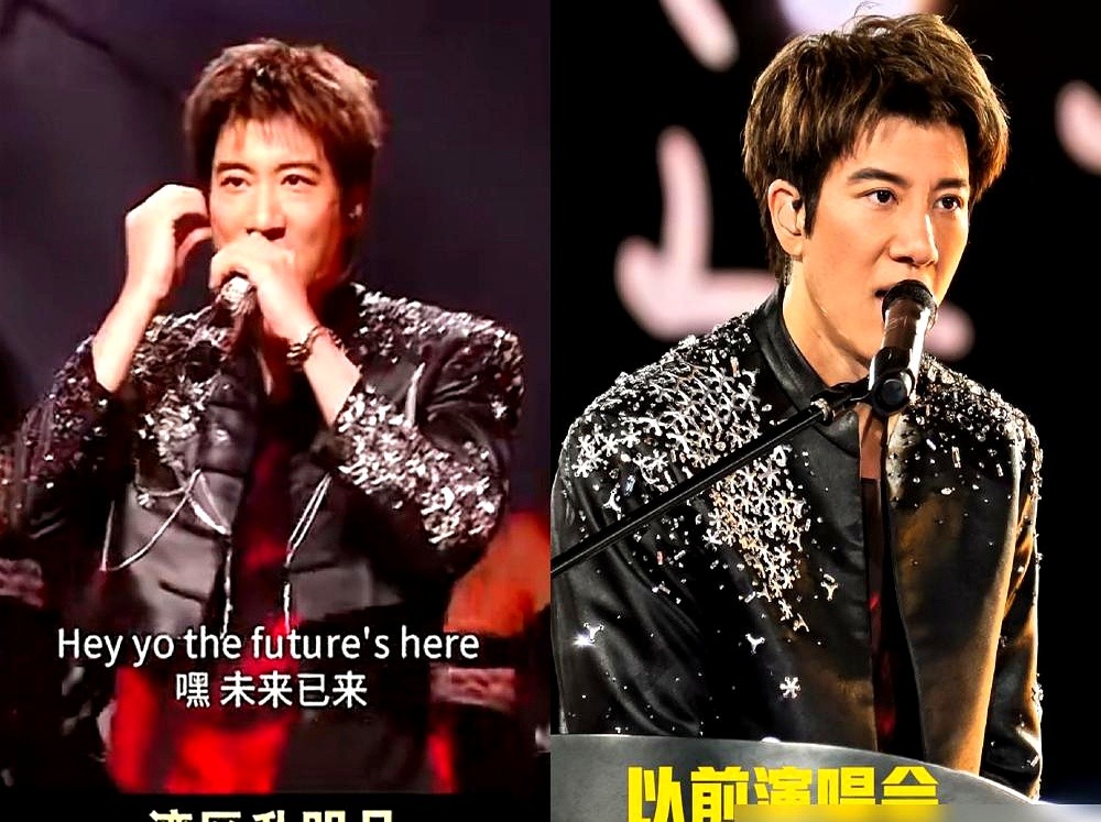 一件演出服，王力宏在湾区晚会上又穿上了。这件衣服，十几年前就见过。有网友扒出来，这哥一件衬衫能穿57