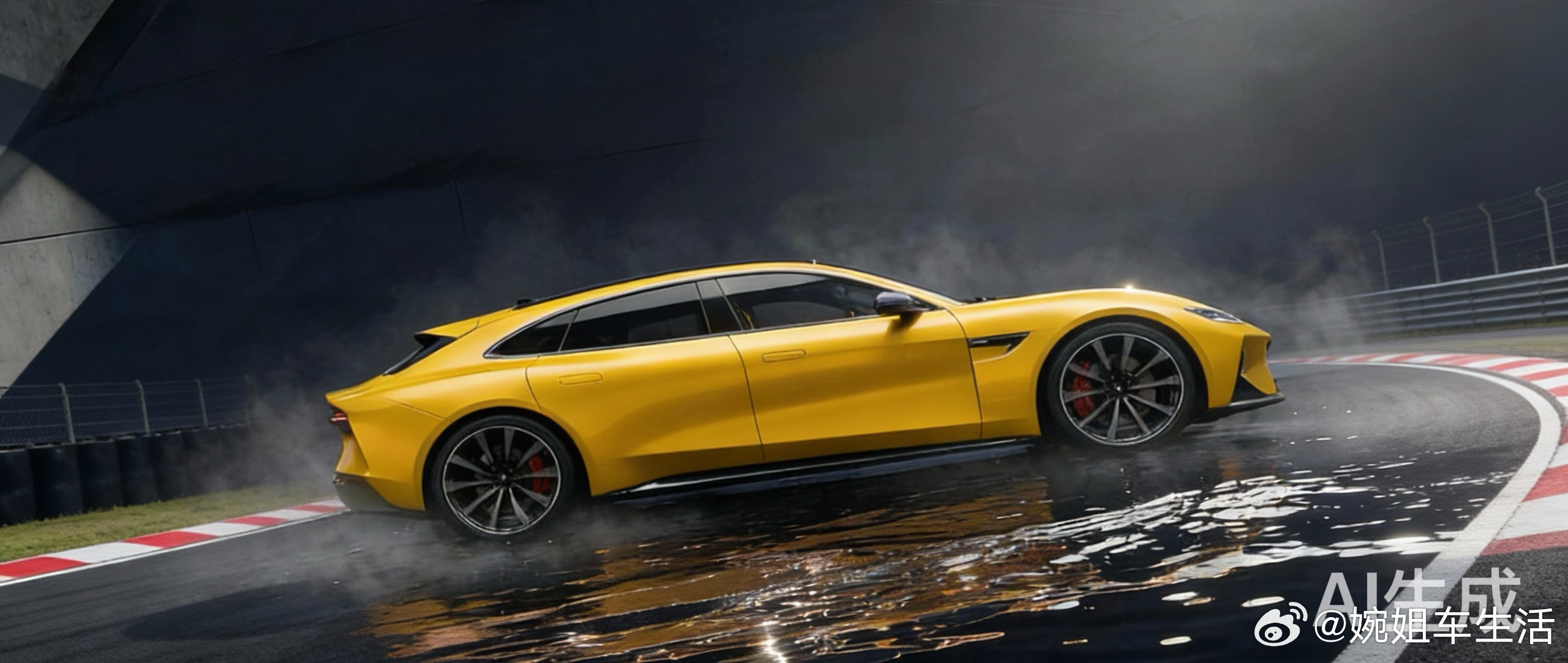 华为系高端轿跑打出组合拳很多粉丝问我有没有既适合家用又有排面的车，看看华为乾崑