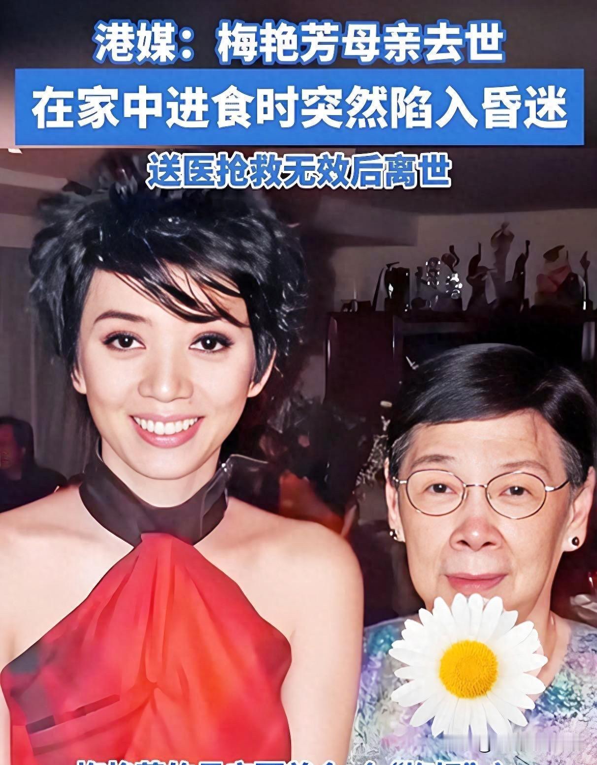 梅妈是我见过的世界上最自私贪婪的母亲。梅艳芳这一生，四岁就登台唱歌养家，一辈