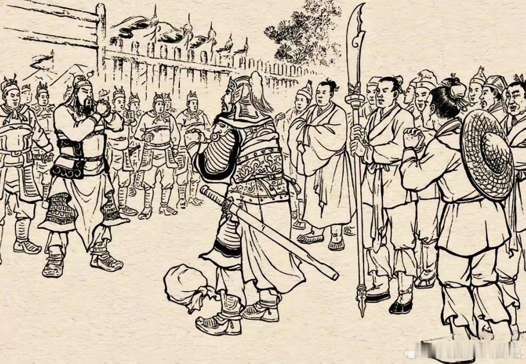 三国此人竟引得关羽如此恭敬地抱拳，是何方神圣也？看他这身形，应该也是武