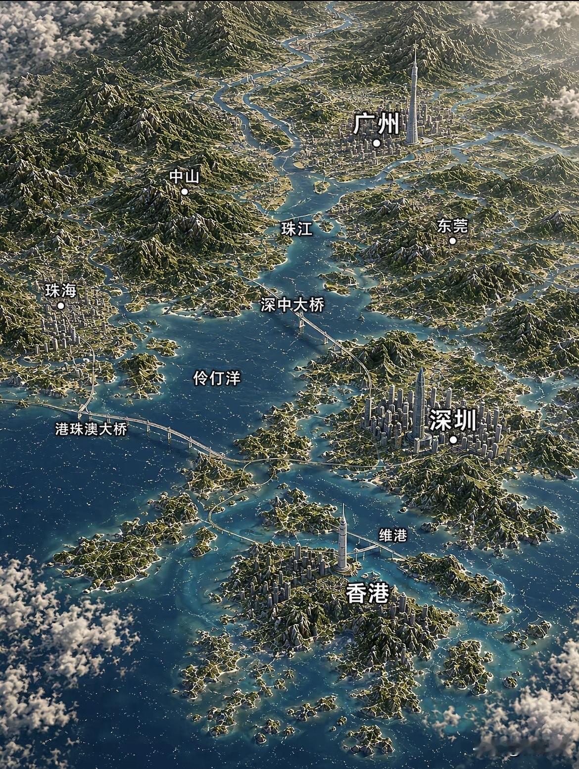 广州的地理位置太绝绝子了，可以这样说，整个中国只有上海好过广州。你看，广州是珠江