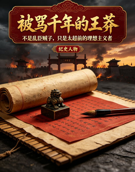很多人从小听的历史，都把王莽定义为：篡汉奸臣、虚伪小人、祸乱天下的罪人。但翻开《汉书》真实记载，看完