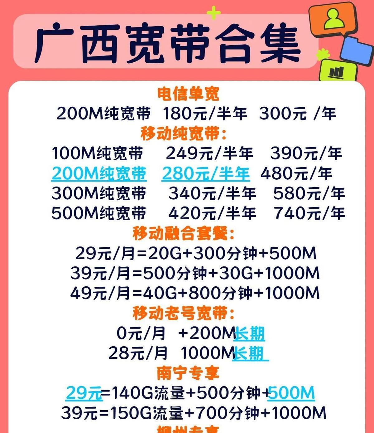 广西人速看！宽带自由来了！老表们注意啦！广西电信放大招了！现在装网线不用再被逼