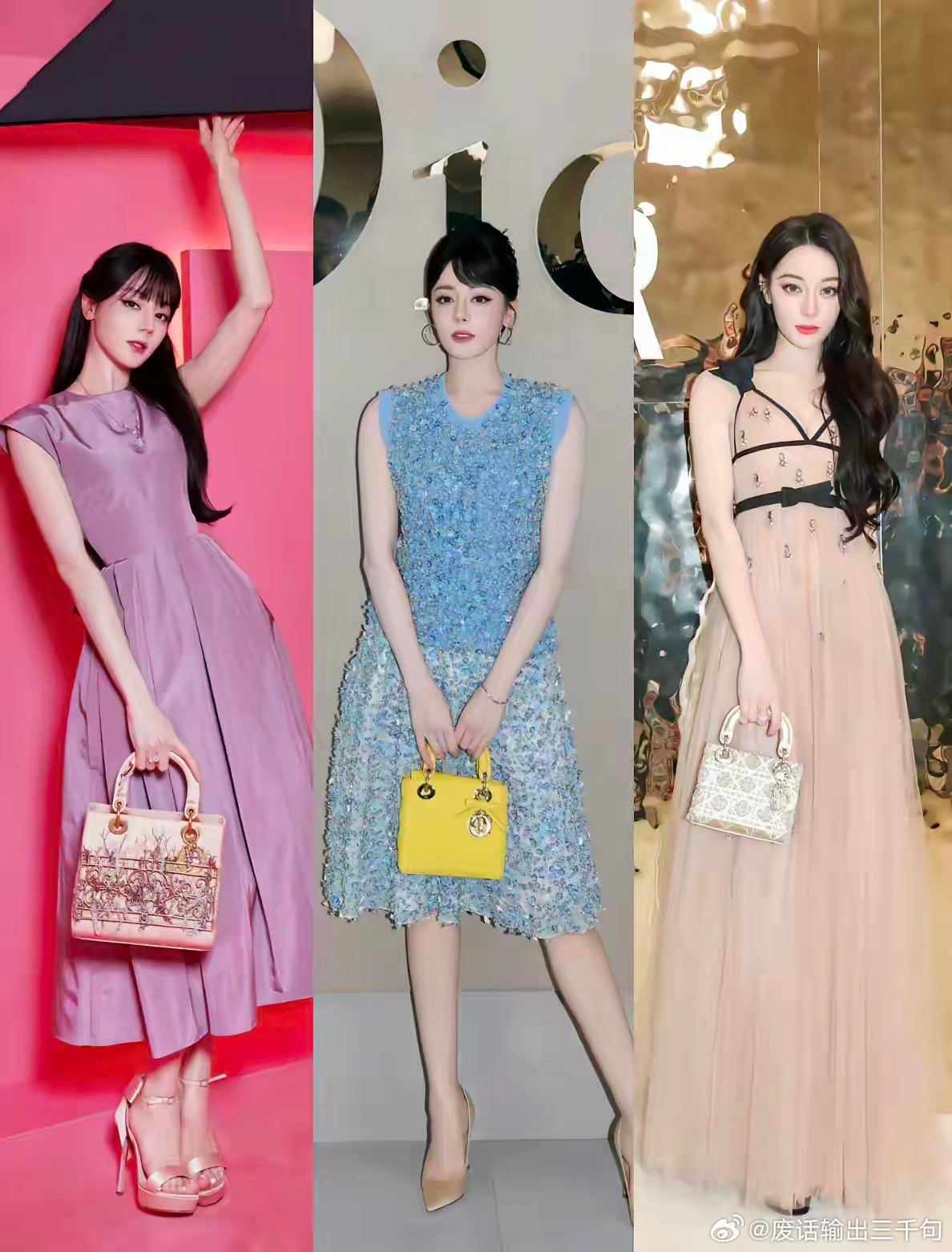 她不适合迪奥，太明艳，没有迪奥出圈的造型，之前杜嘉班纳造型很出圈