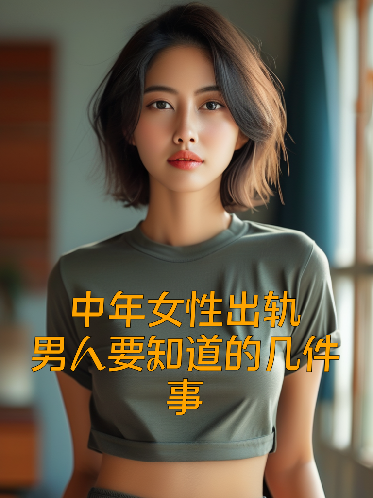 中年女性出轨，男人要知道的几件事