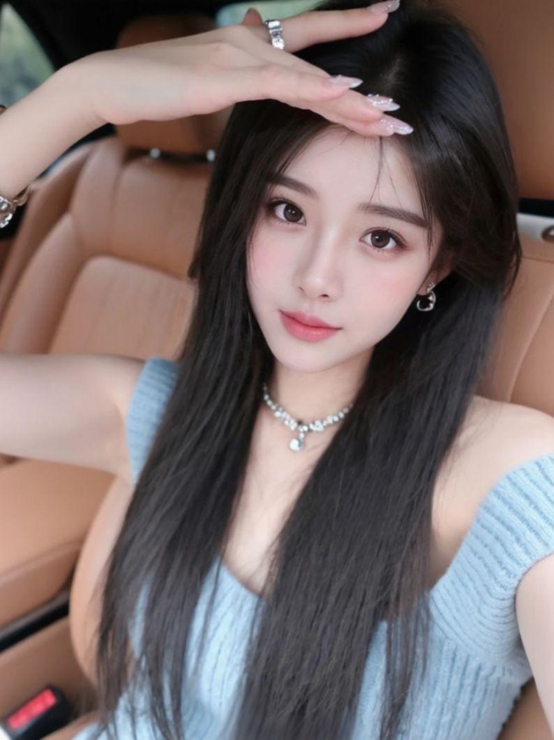 AI车内甜自拍 ai创作 原来ai写真可以这么美  谁拍谁好看 美出高级感