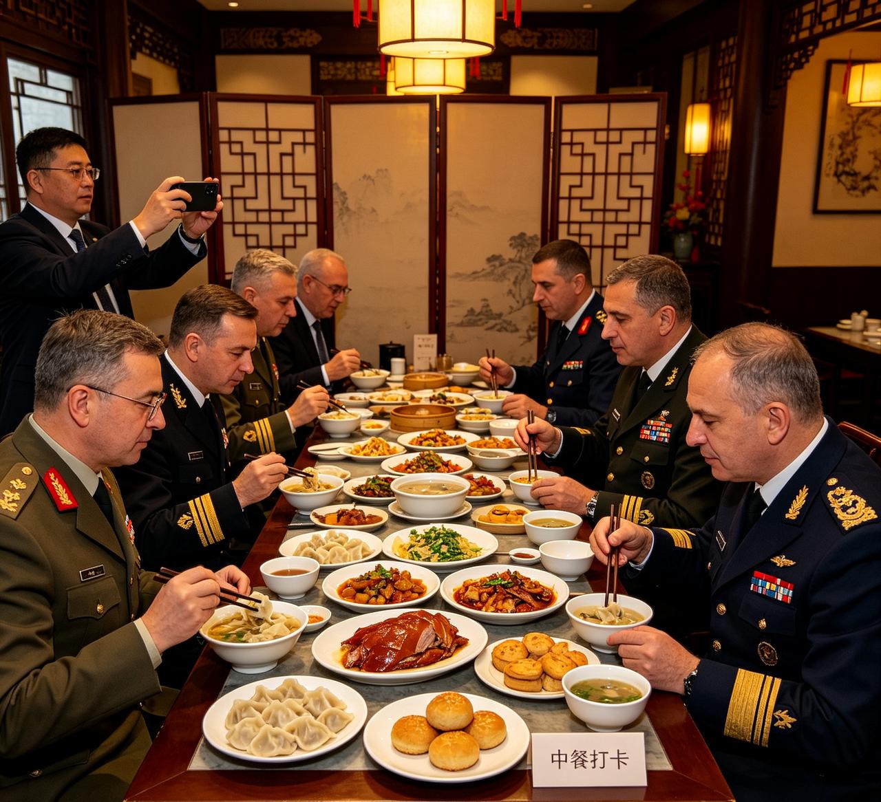 驻华武官最近正集体“叛变”！4月的一场例行活动中，来自60多个国家的驻华