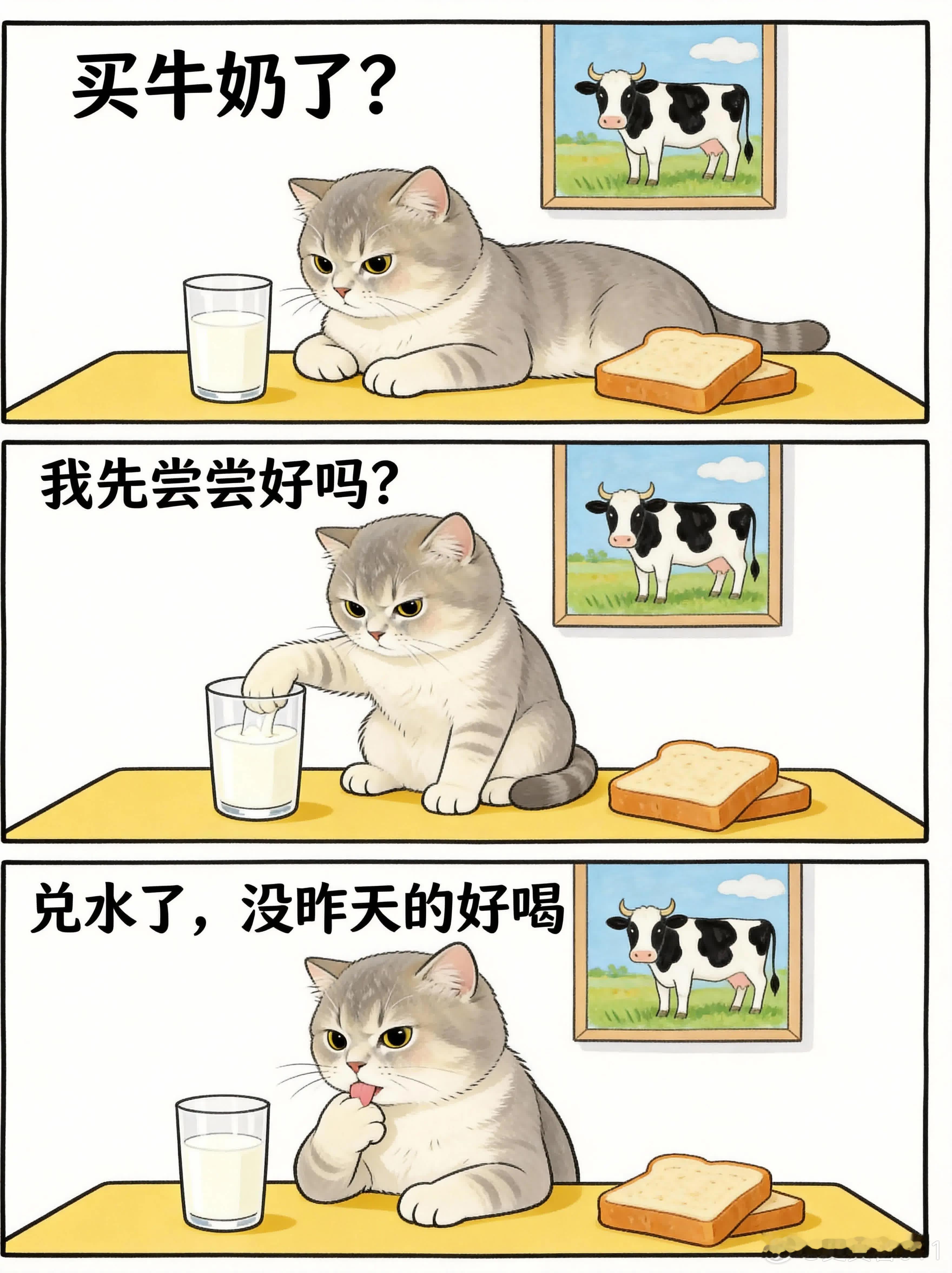 今天沉浸式喝个香香牛奶历史